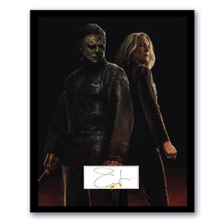 Image of Jamie Lee Curtis Signed 11x14 Framed Cut Halloween Horror Autographed ACOA