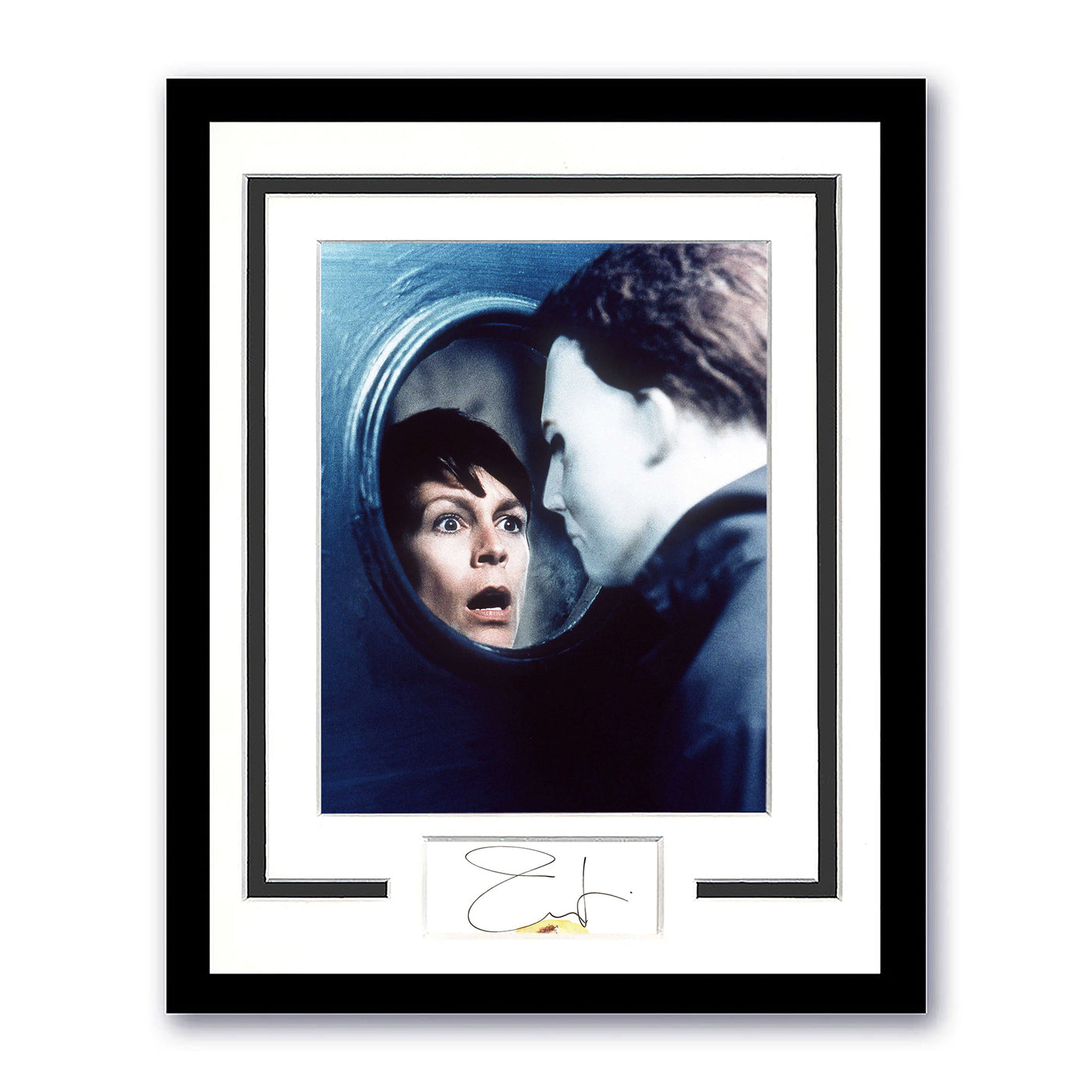 Jamie Lee Curtis Signed 11x14 Framed Cut Halloween Michael Myers Autographed ACOA 2