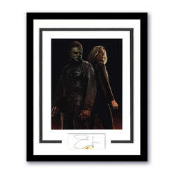 Image of Jamie Lee Curtis Signed 11x14 Framed Cut Halloween Michael Myers Autographed ACOA