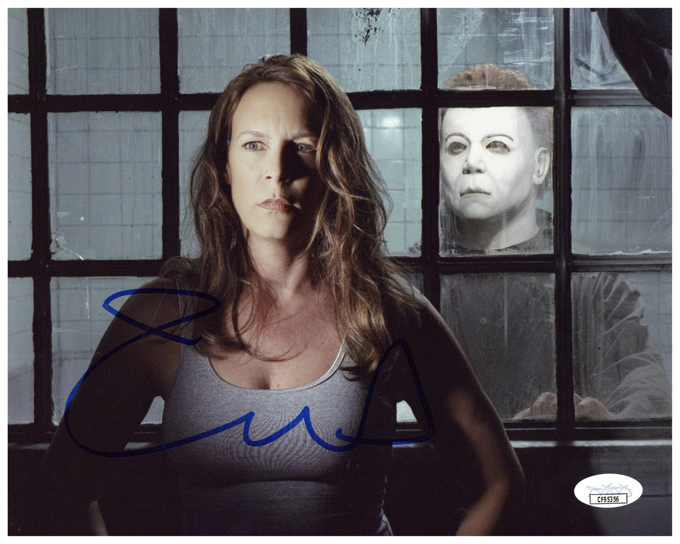 Jamie Lee Curtis Signed 8x10 Photo Halloween Michael Myers Autographed JSA 4