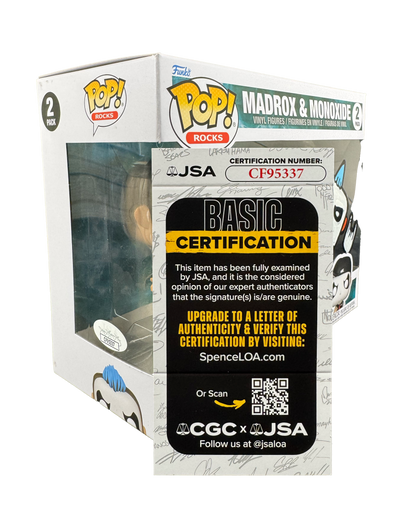 Jamie Madrox Spaniolo Signed Funko Pop Twizted Autographed JSA COA