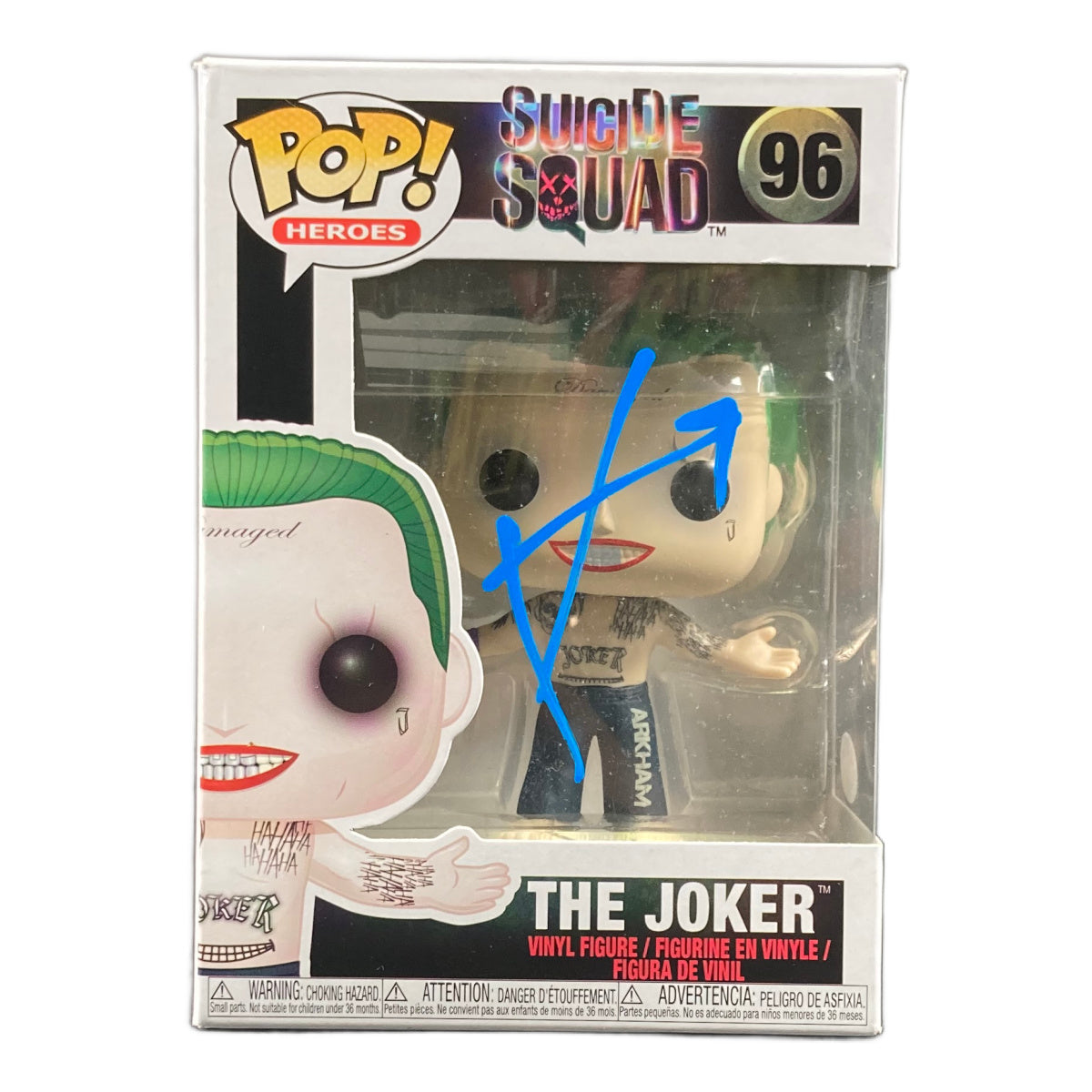 Jared Leto Signed Funko POP Suicide Squad 96 The Joker Autographed JSA COA