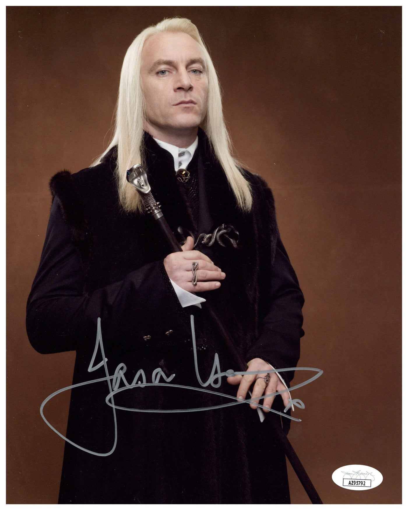 Jason Issacs Signed 8x10 Photo Harry Potter Authentic Autographed JSA COA