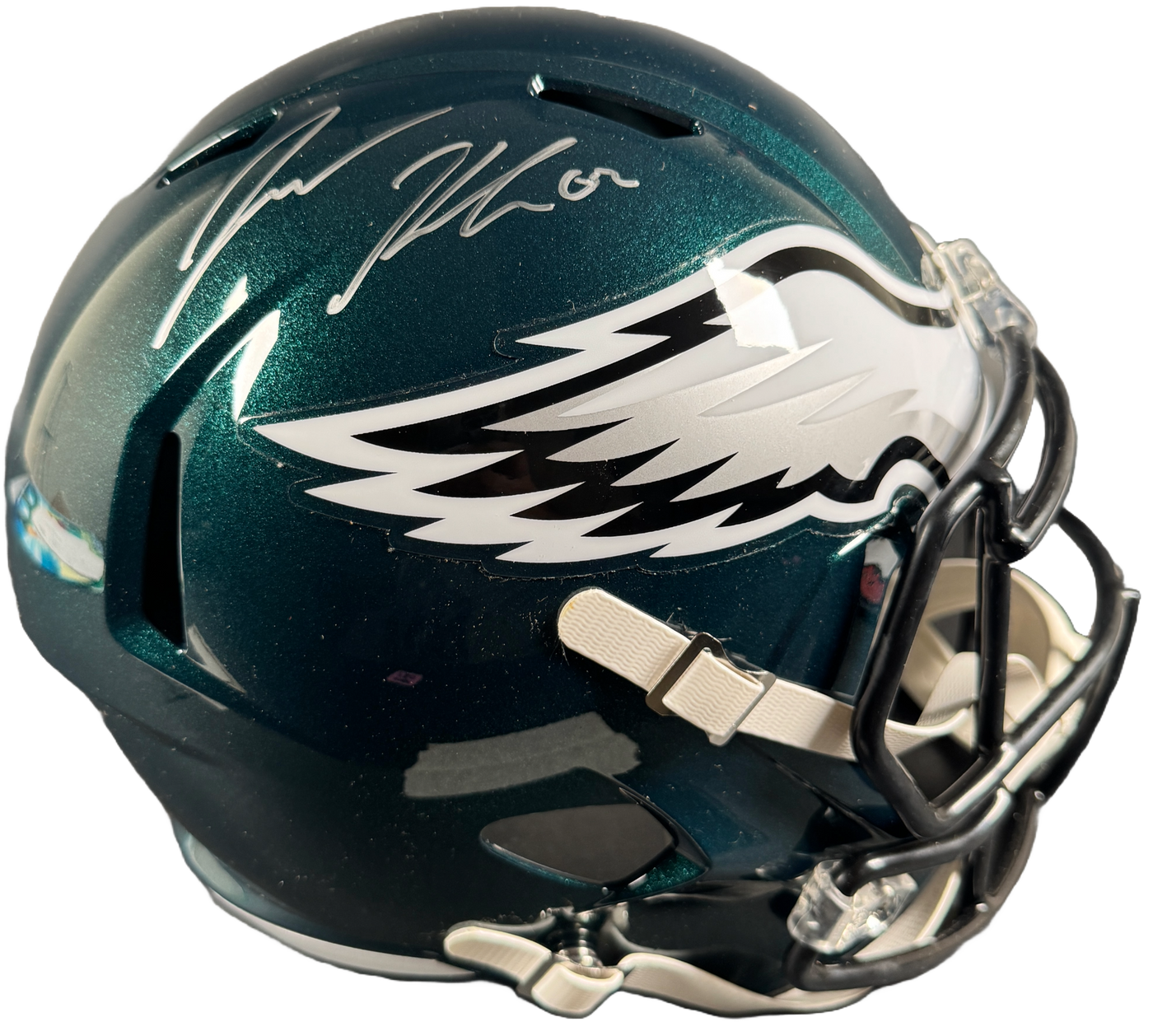 Jason Kelce Signed Philadelphia Eagles F/S Speed Helmet Autographed PSA COA