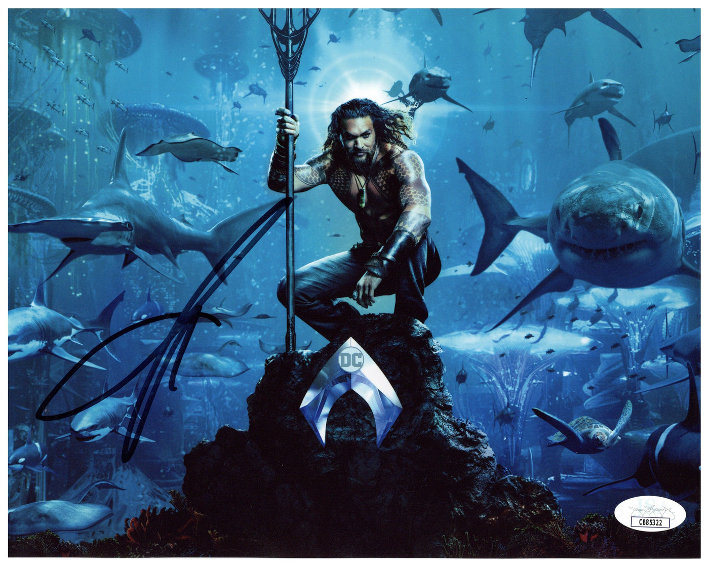 Jason Momoa Signed 8x10 Photo Aquaman Autographed JSA COA #2