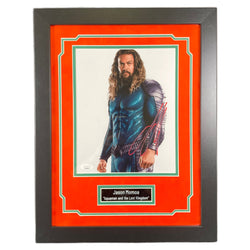 Image of Jason Momoa Signed 8x10 Photo Aquaman Framed JSA COA