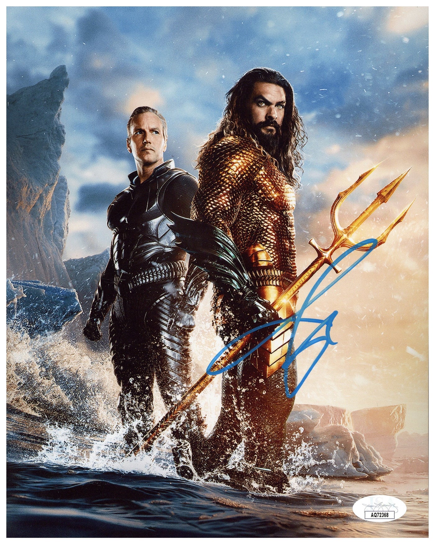 Jason Momoa Signed 8x10 Photo DC Aquaman Autographed JSA COA