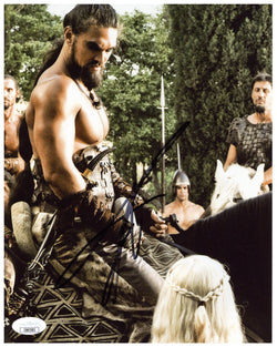 Image of Jason Momoa Signed 8x10 Photo Game of Thrones Autographed JSA COA
