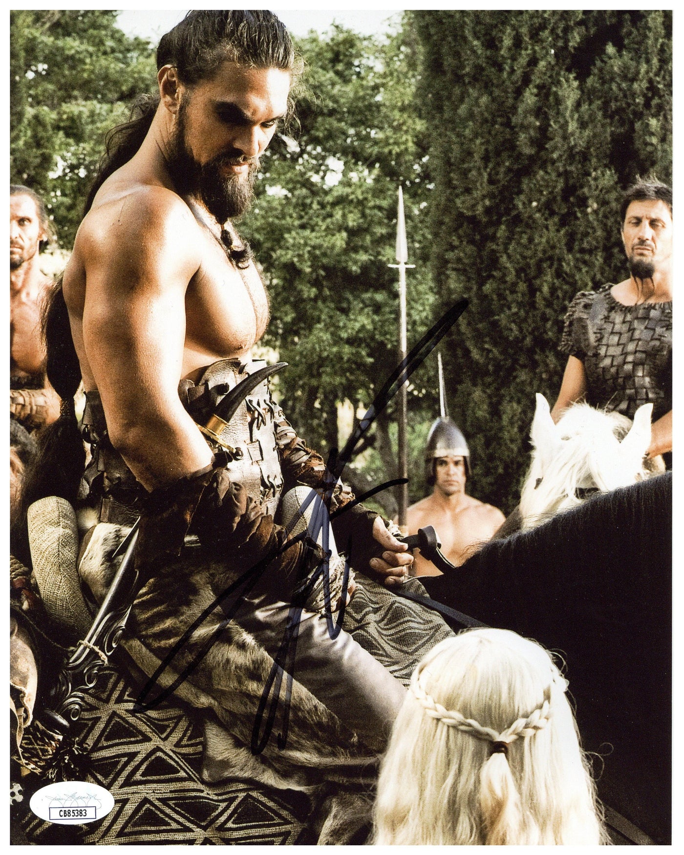 Jason Momoa Signed 8x10 Photo Game of Thrones Autographed JSA COA