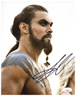 Image of Jason Momoa Signed 8x10 Photo Game of Thrones Khal Drogo Autograph JSA COA