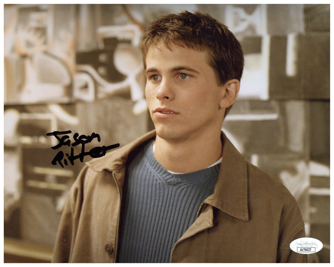 Jason Ritter Signed 8x10 Photo Freddy vs Jason Autographed JSA COA