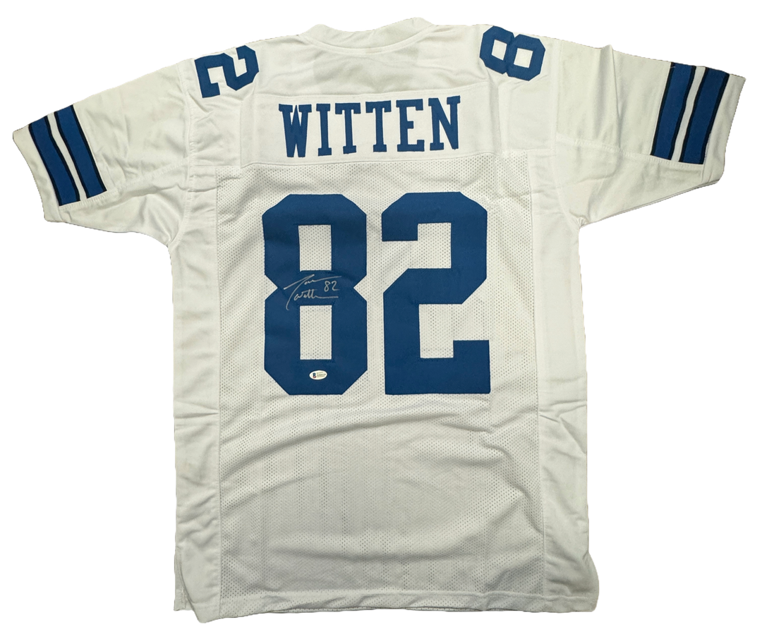 Jason Witten signed Dallas Cowboys Custom Jersey Autographed BAS COA