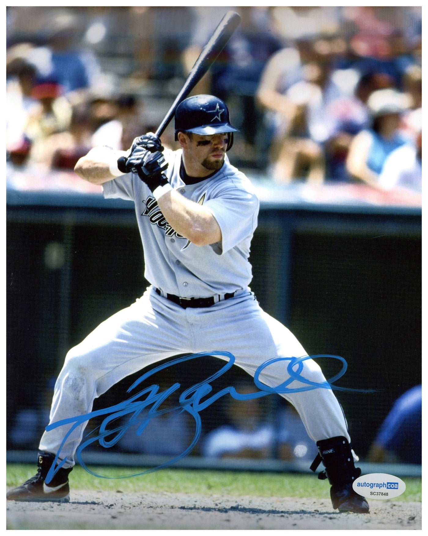 Jeff Bagwell Signed 8x10 Photo Houston Astros Autographed Autograph COA
