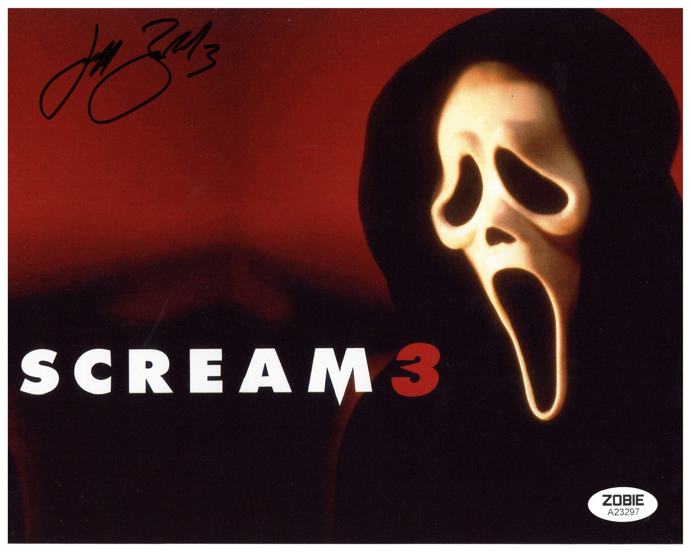 Jeff Brockton Signed 8x10 Photo Scream 3 Ghostface Autographed Zobie COA #2