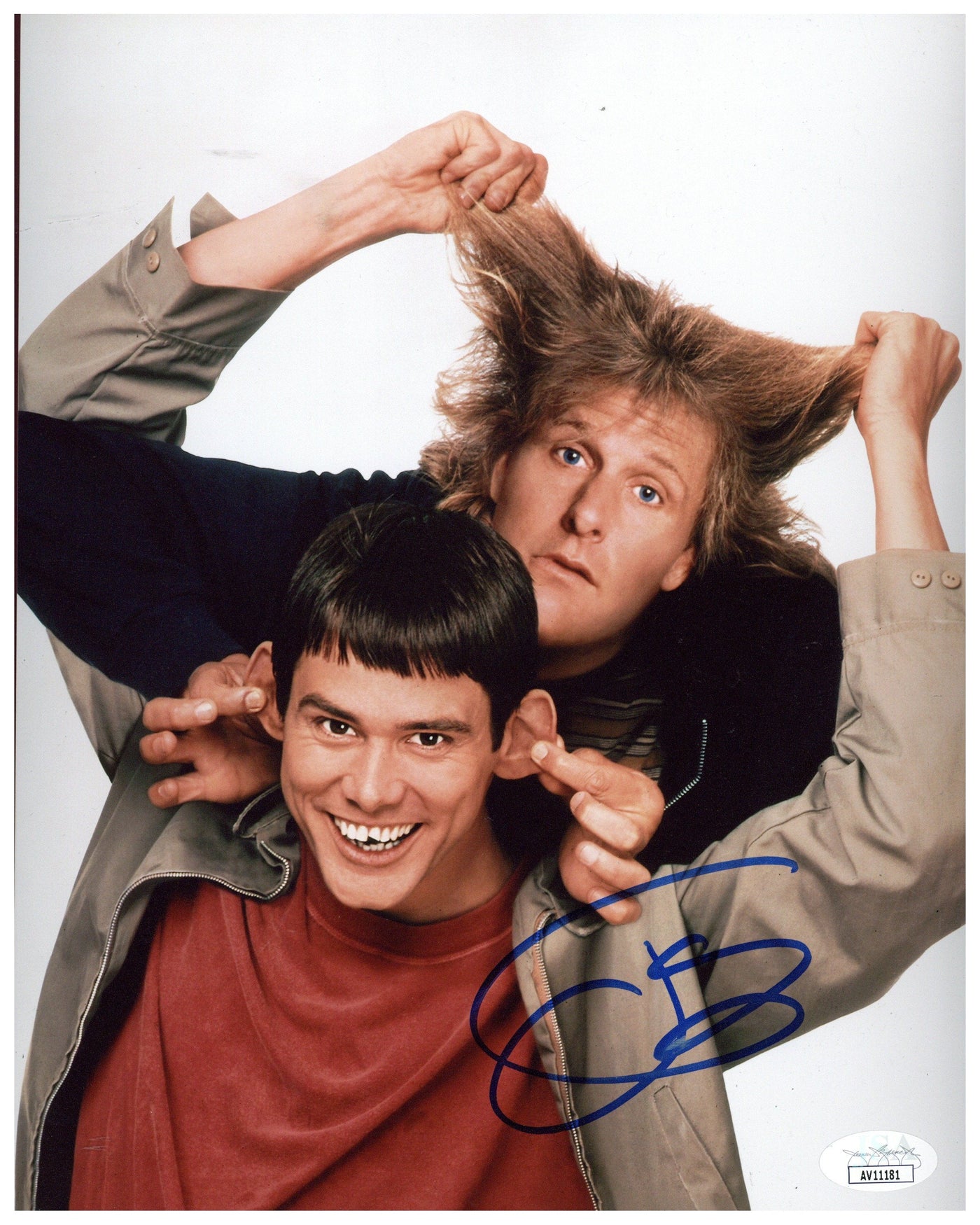 Jeff Daniels Signed Dumb & Dumber 8x10 Photo Autographed JSA COA #5