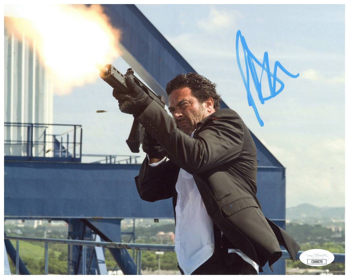 Jeffrey Dean Morgan Signed 8x10 Photo The Losers Autographed JSA COA