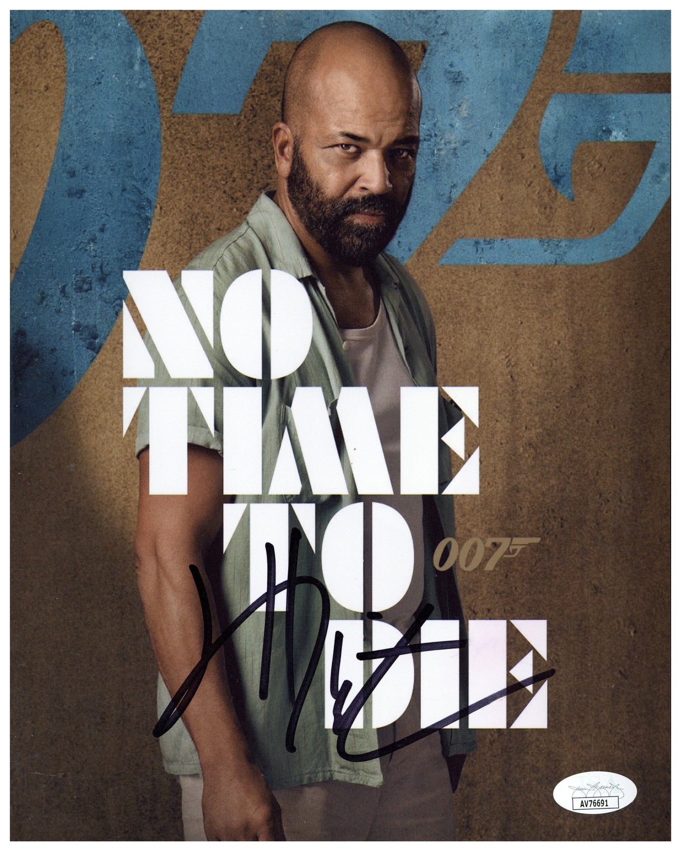 Jeffrey Wright Signed 8x10 Photo No Time To Die 007 Autographed JSA COA