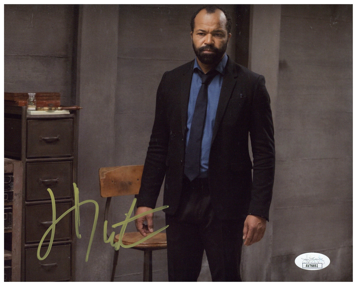 Jeffrey Wright Signed 8x10 Photo Westworld Autographed JSA COA #3