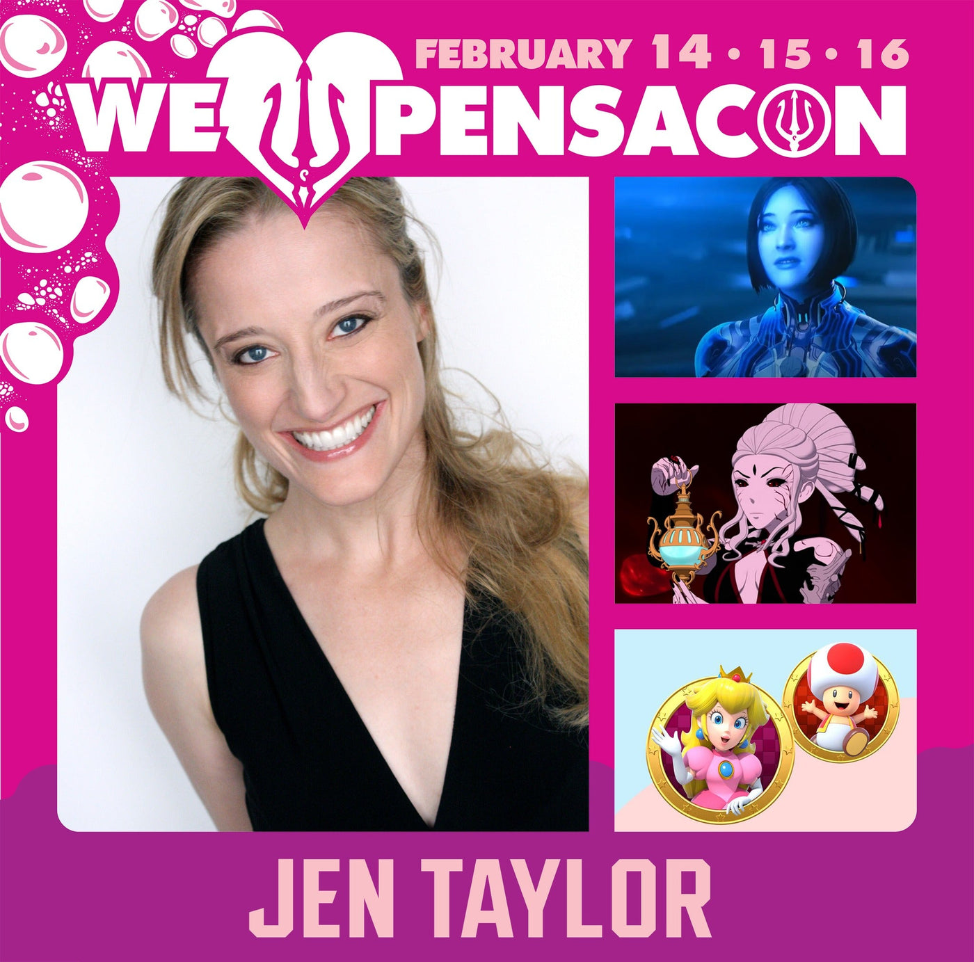 Jen Taylor Official Autograph Mail-In Service - Pensacon 2025