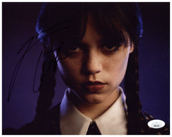 Image of Jenna Ortega Signed 8x10 Photo Wednesday Autographed JSA COA #2