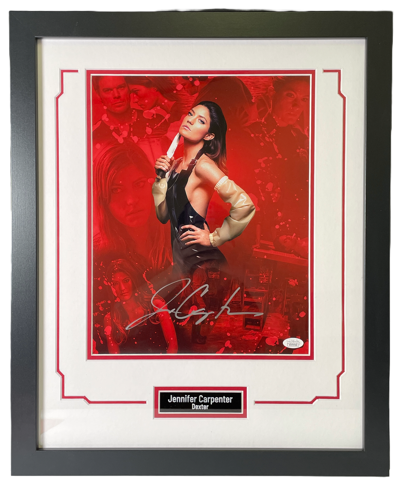 Jennifer Carpenter Signed Framed 11x14 Photo Dexter Debra Autographed JSA COA
