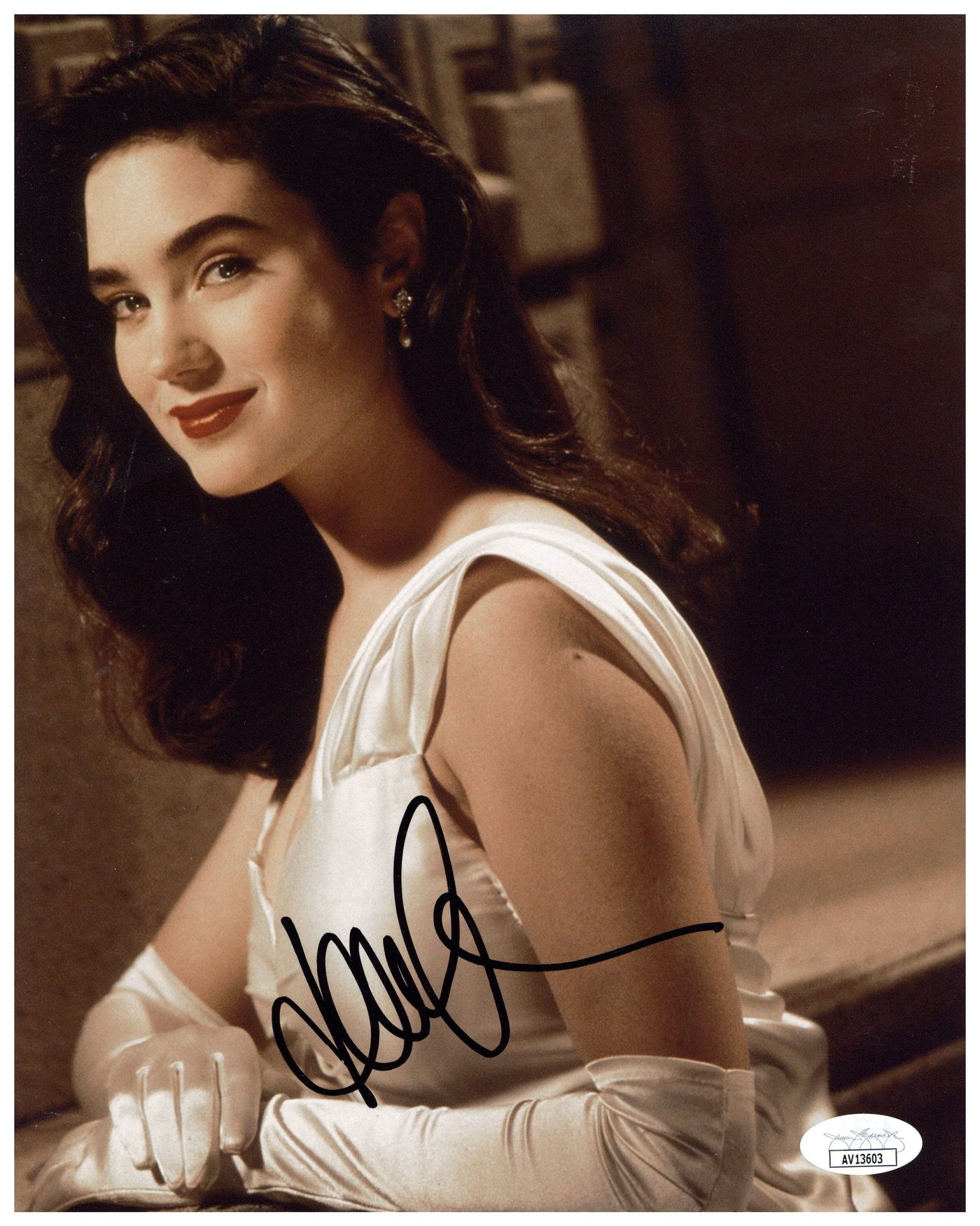 Jennifer Connelly Signed 8x10 Photo The Rocketeer Autographed JSA COA