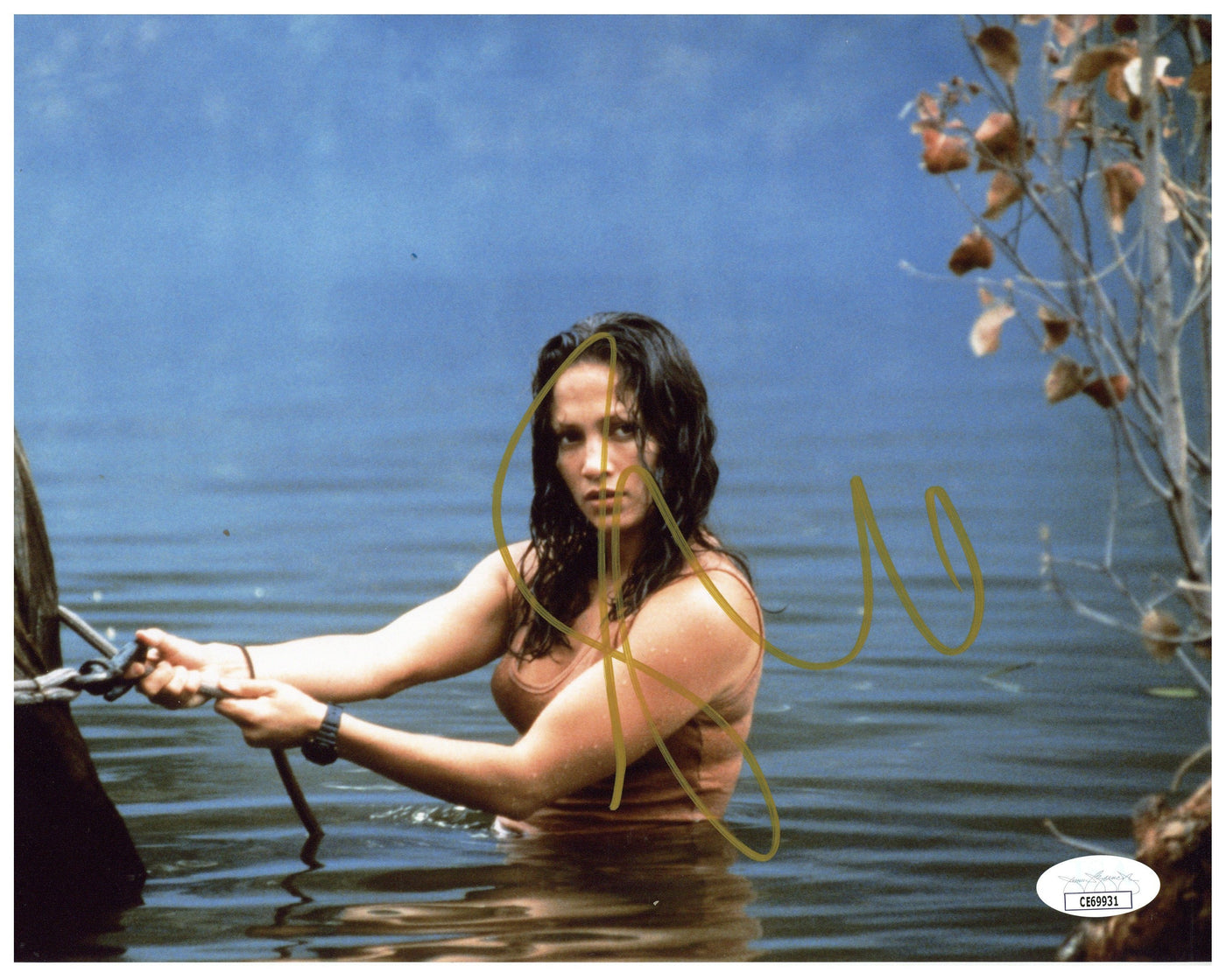Jennifer Lopez Signed 8x10 Photo Anaconda Autographed JSA COA