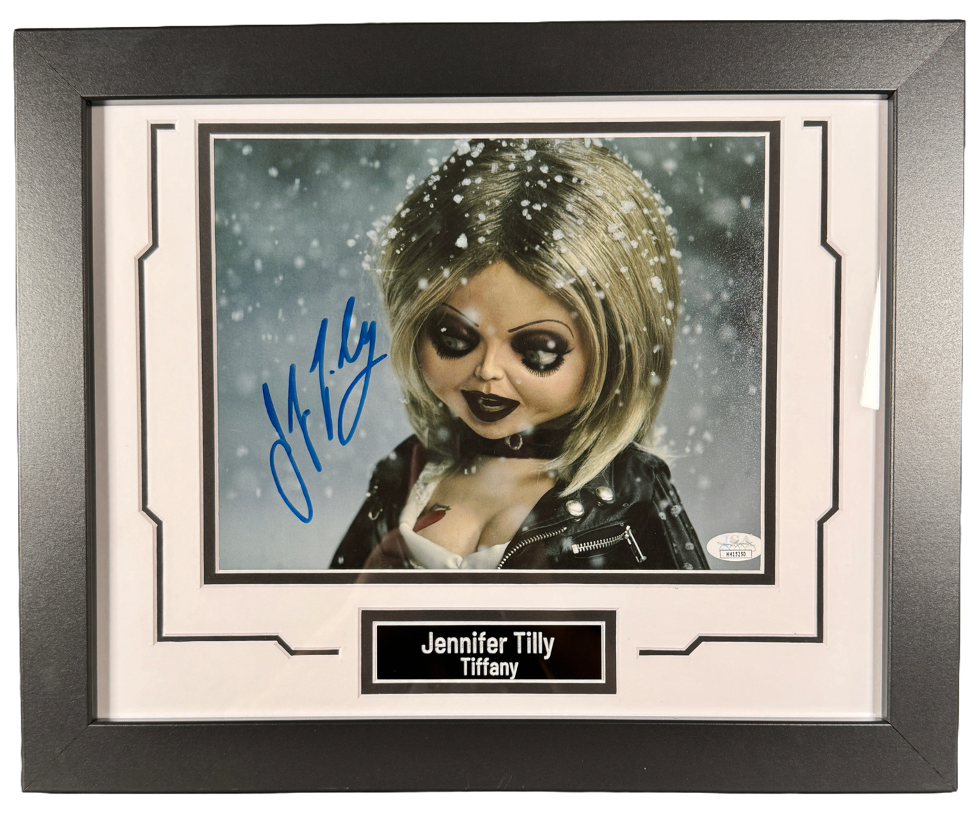 Jennifer Tilly Signed & Custom Framed Tiffany Chucky 8x10 Photo Autographed JSA COA