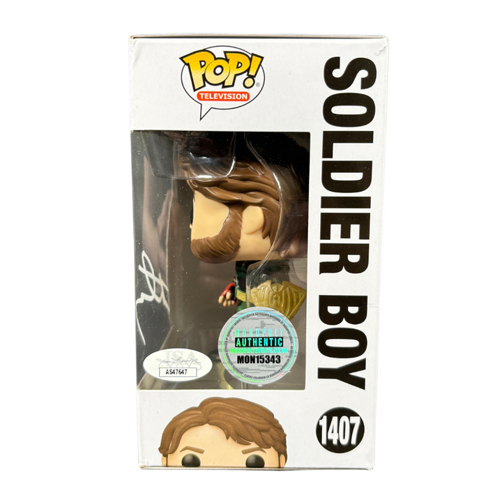 Jensen Ackles Signed Funko POP The Boys Soldier Boy