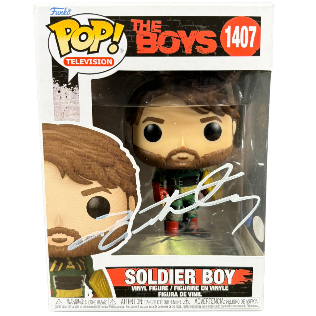 Jensen Ackles Signed Funko POP The Boys Soldier Boy