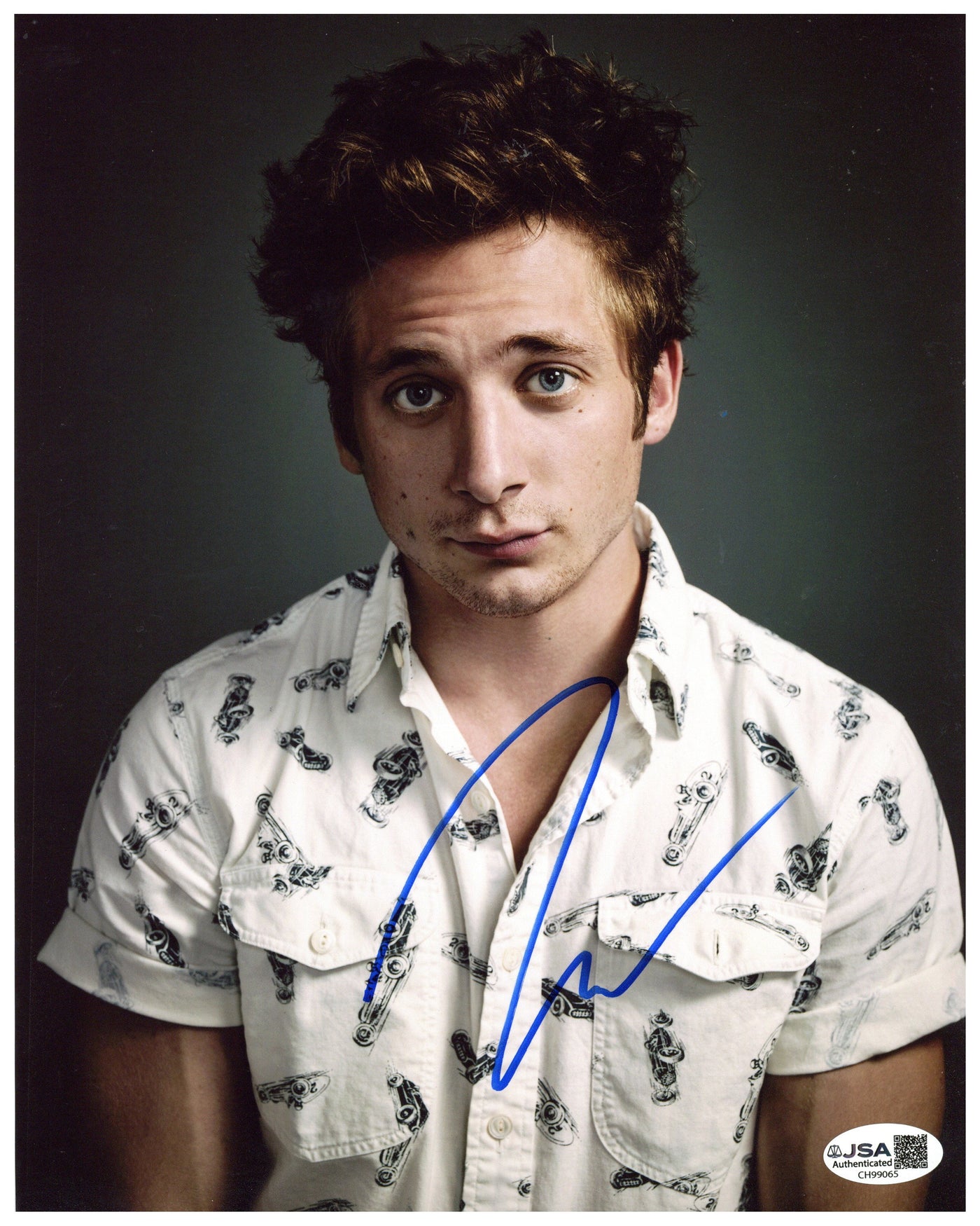 Jeremy Allen White Signed 8x10 Photo Shameless LIP Autographed JSA COA 2