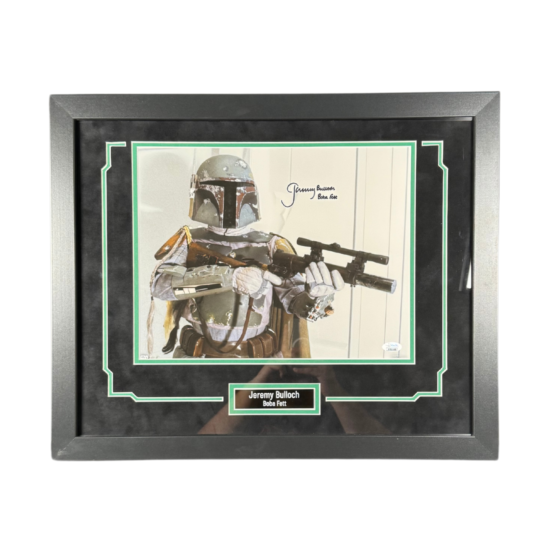 Jeremy Bulloch signed 18x12 limited edition print as outlet Boba Fett with JSA COA