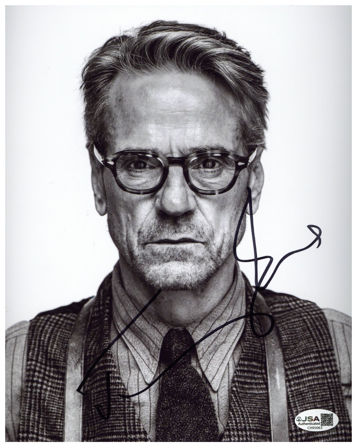 Jeremy Irons Signed 8x10 Photo Batman v Superman Autographed JSA COA