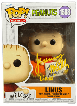 Image of Jeremy Miller Signed Funko POP Peanuts Linus Autographed JSA COA 4
