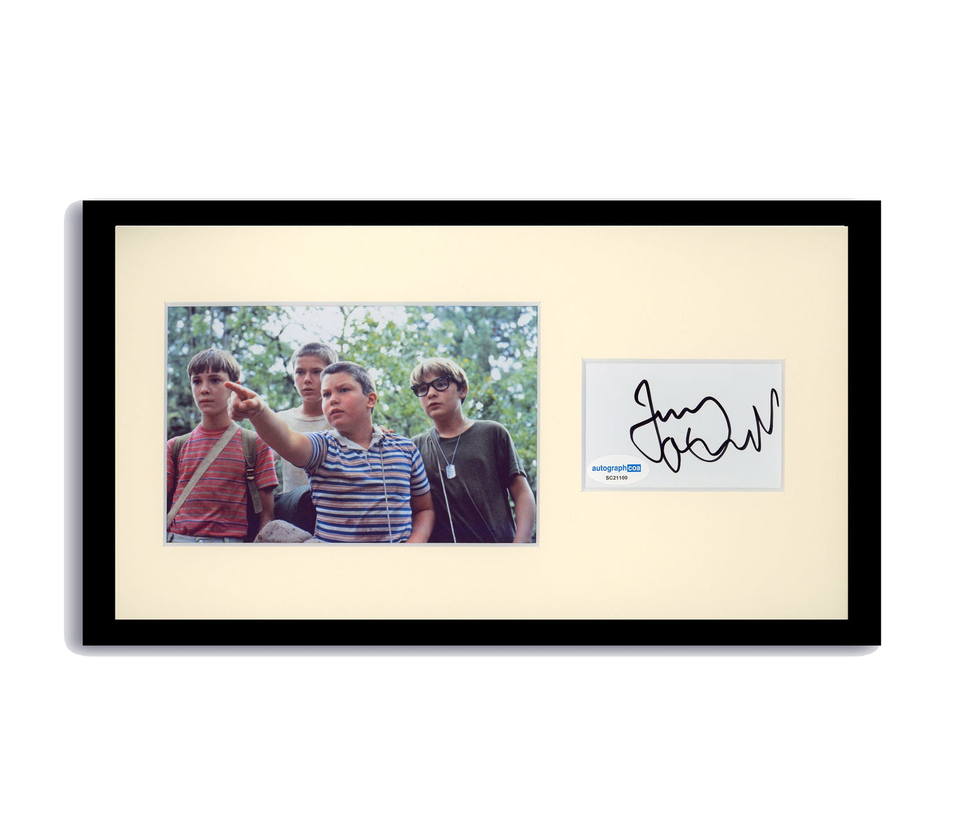 Jerry O'Connell Signed Cut 7x12 Framed Stand By Me Autographed AutographCOA