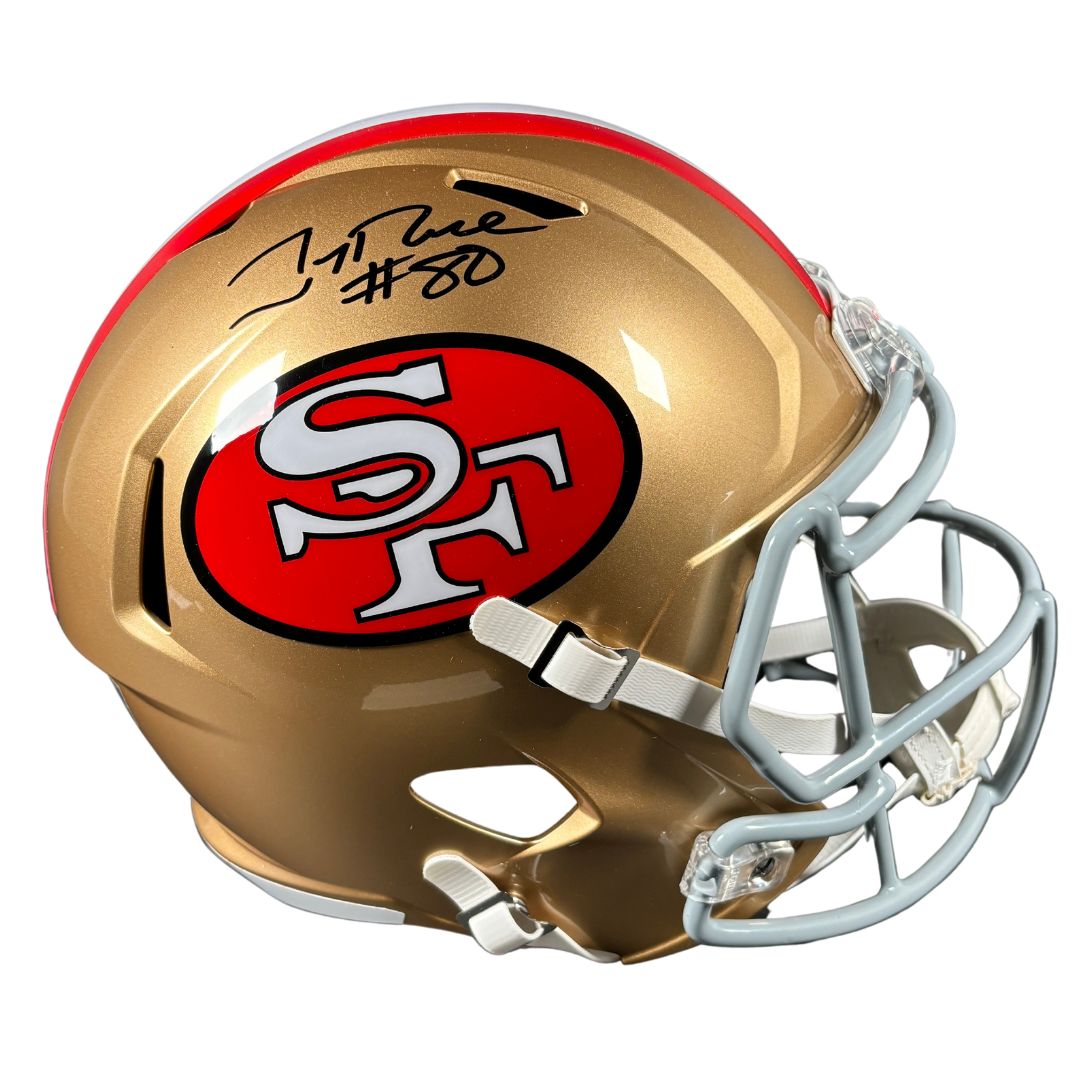 Jerry Rice Signed San Francisco 49ers F/S Helmet HOF Autographed Fanatics COA