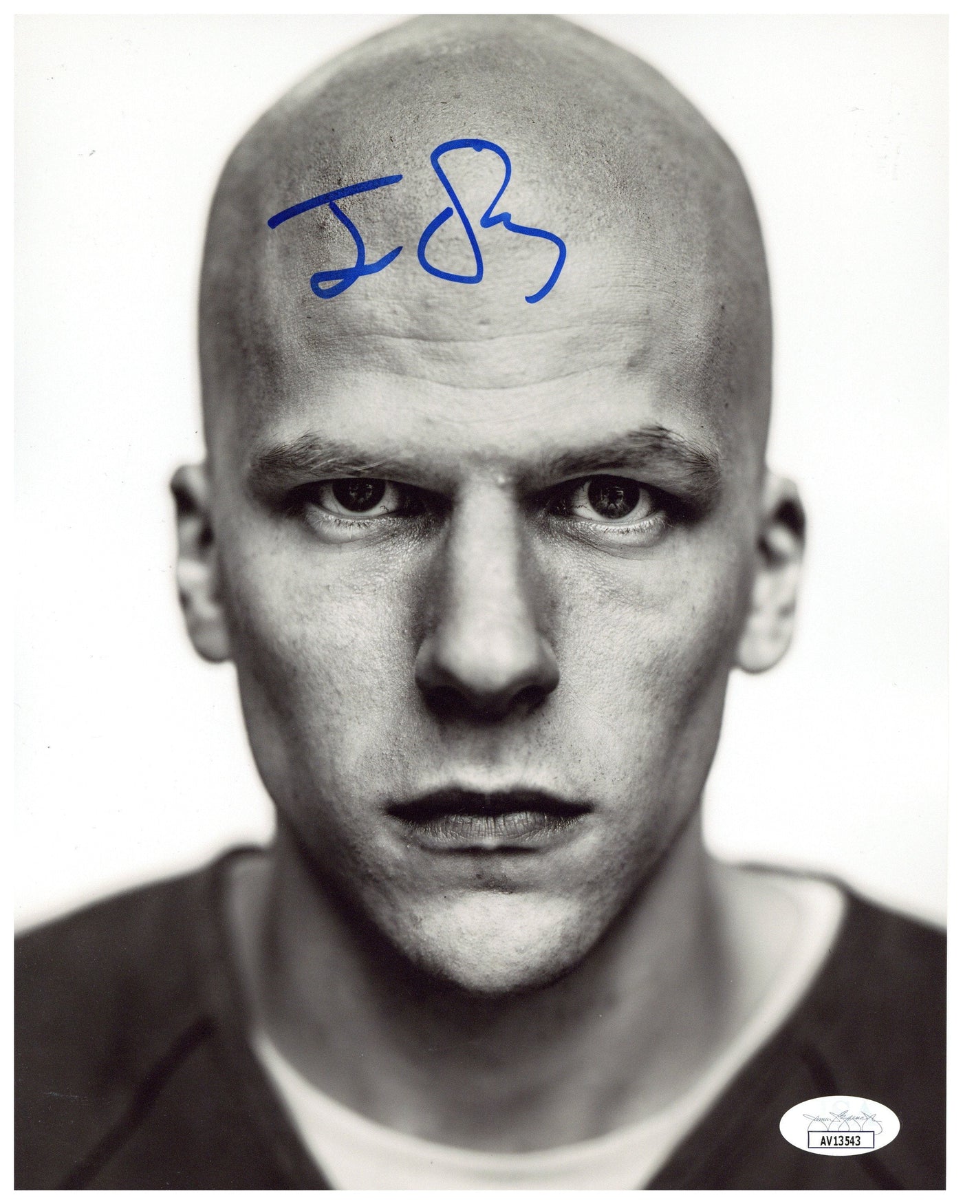 Jesse Eisenberg Autograph 8x10 Photo Batman v Superman: Dawn of Justice Signed JSA 2