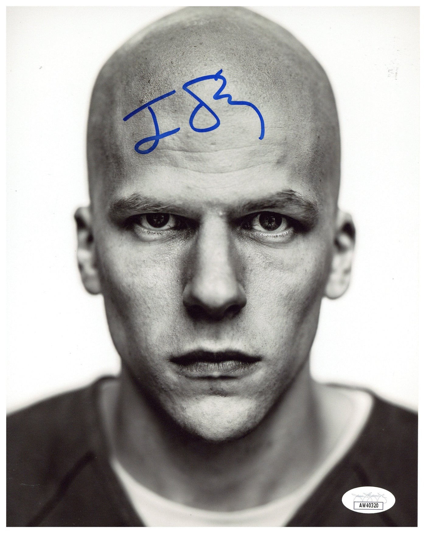 Jesse Eisenberg Autographed 8x10 Photo Batman v Superman: Dawn of Justice JSA COA