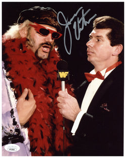 Image of Jesse Ventura Signed 8x10 Photo WWF HOF Autographed JSA COA