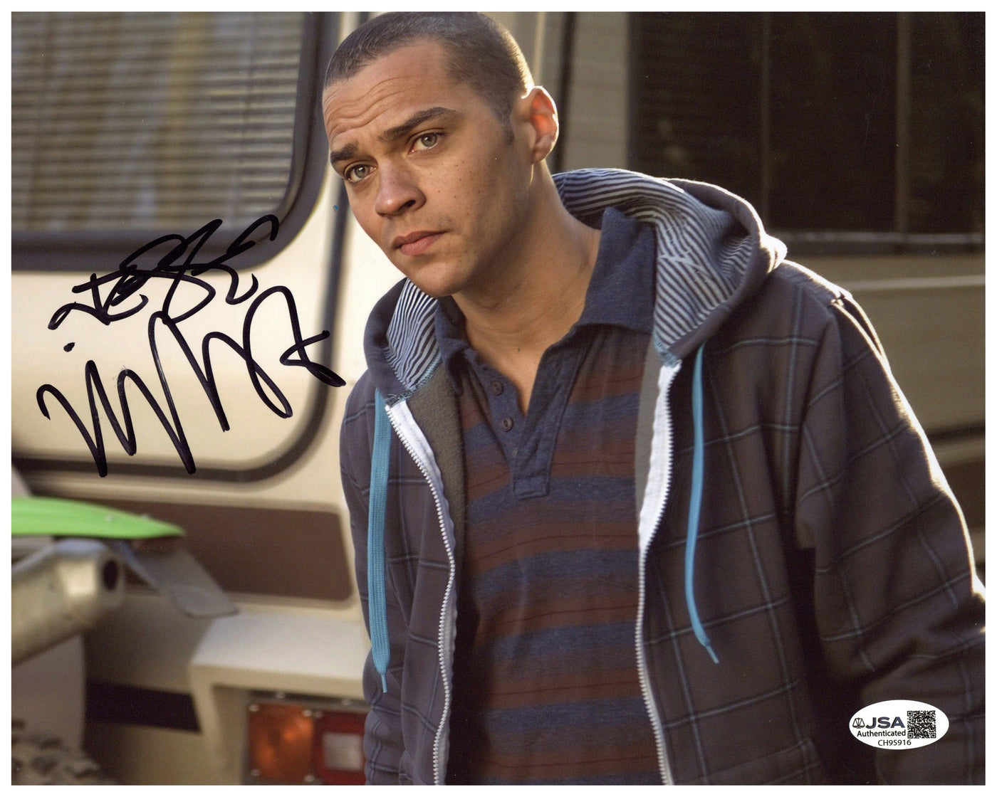 Jesse Williams Signed 8x10 Photo The Cabin in the Woods Autographed JSA COA