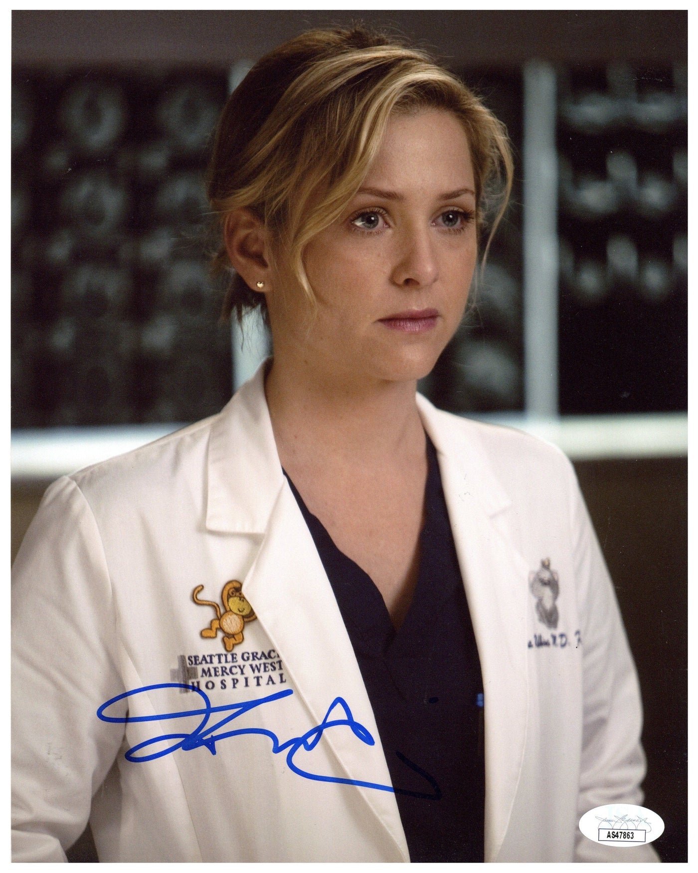 Jessica Capshaw Signed 8x10 Photo Grey Anatomy Authentic Autographed JSA COA