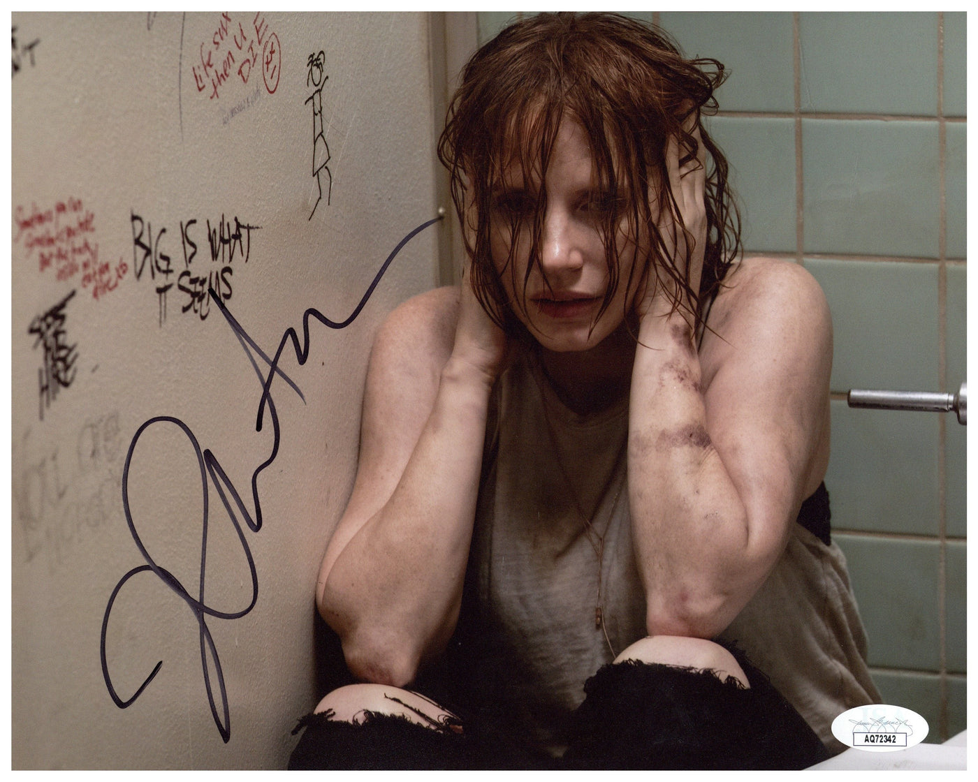 Jessica Chastain Signed 8x10 Photo It: Chapter Two Pennywise Autographed JSA COA