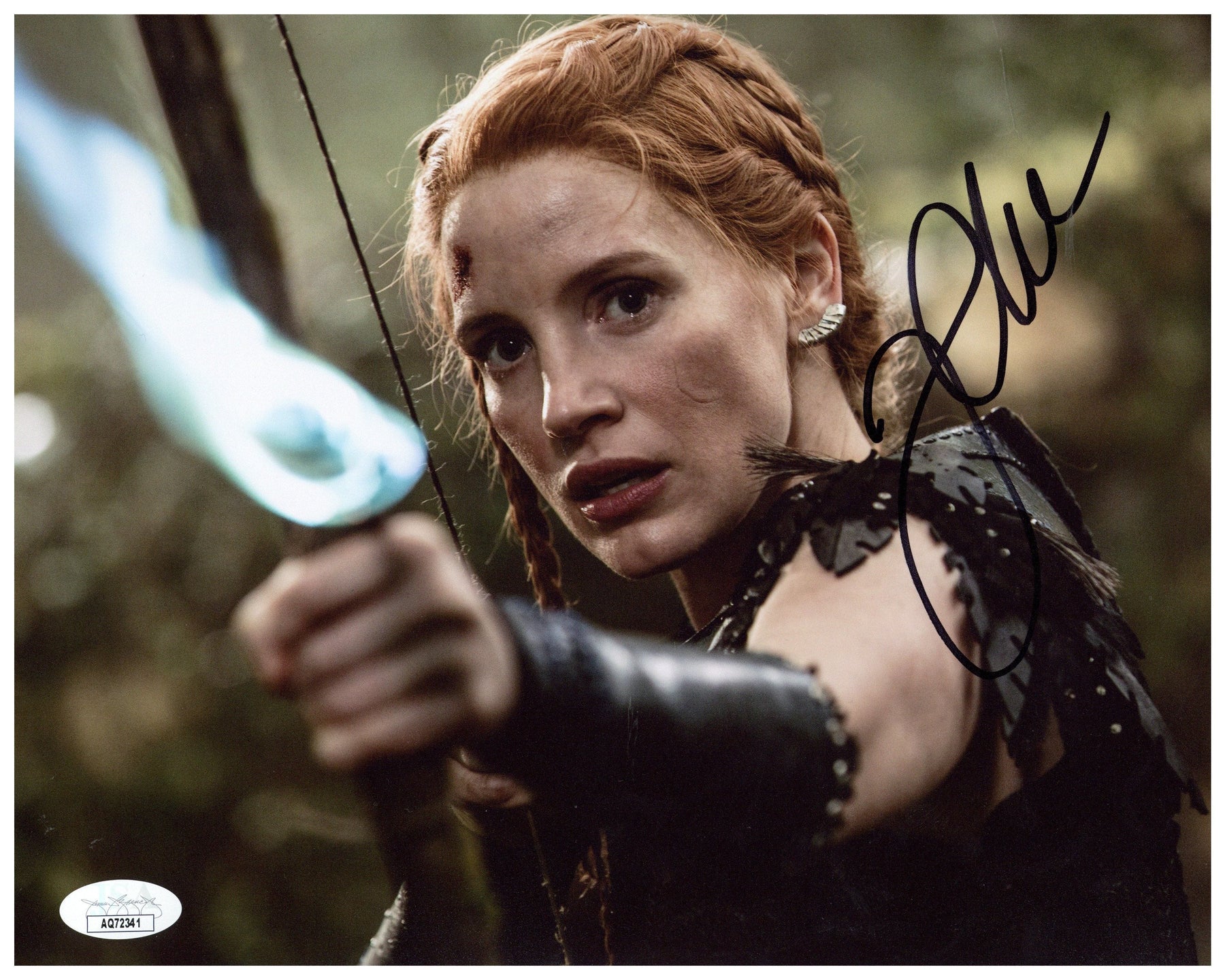 Jessica Chastain Signed 8x10 Photo The Huntsman Winters War Autograph Zobie Productions 