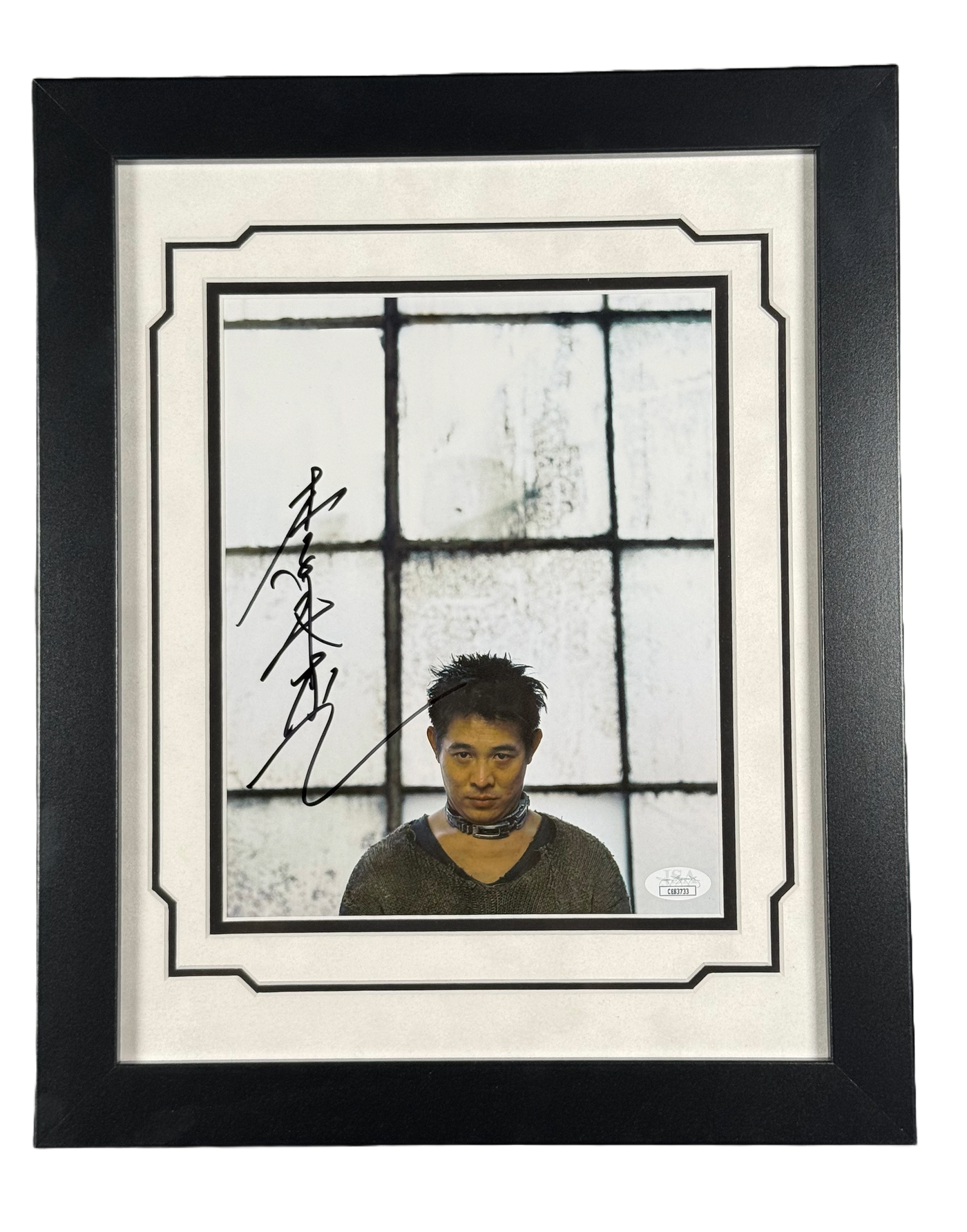 Jet Li Signed 8x10 Photo Custom Framed Danny the Dog Autographed JSA COA
