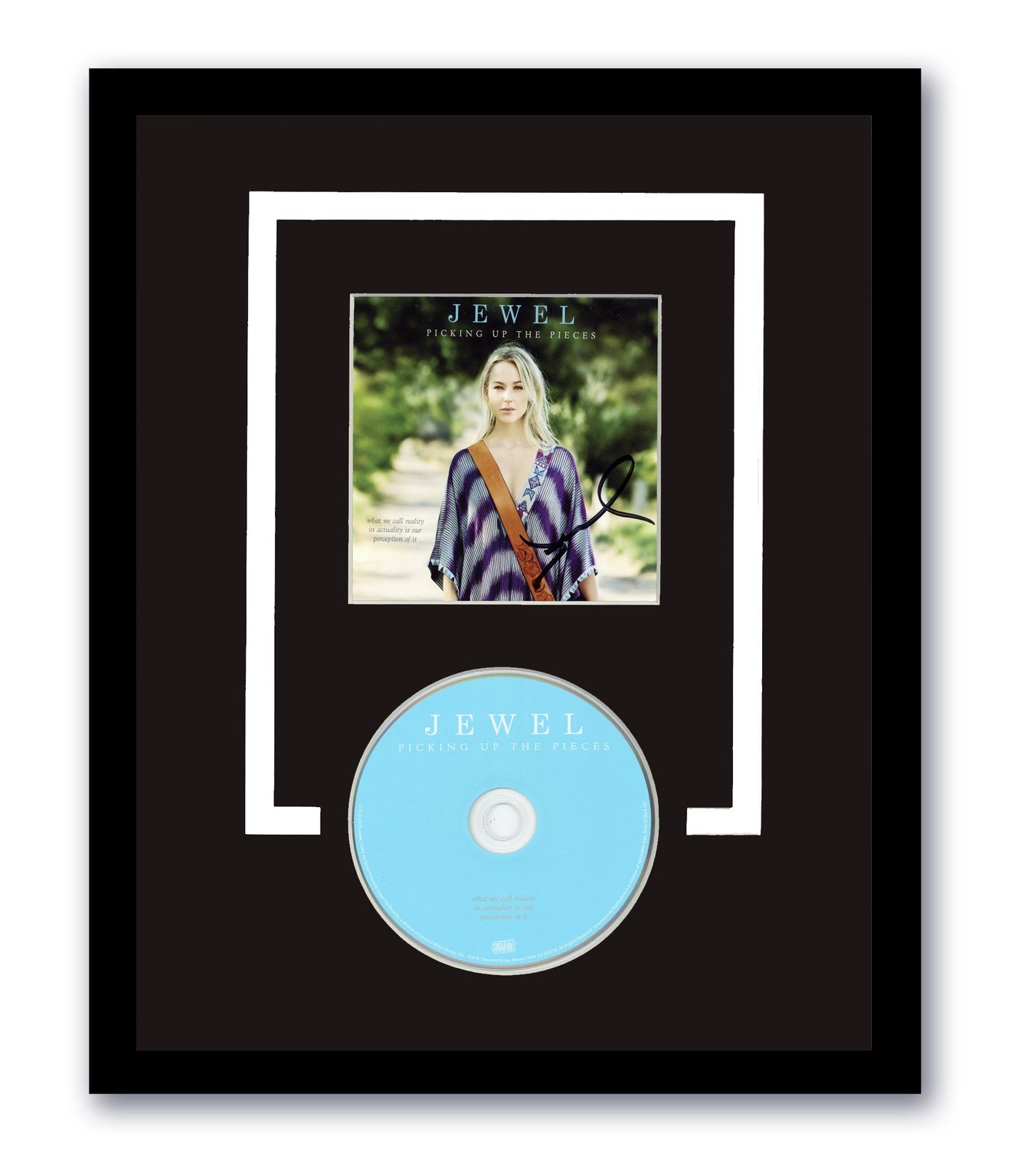 Jewel Signed Picking Up The Pieces Custom Framed Autographed ACOA