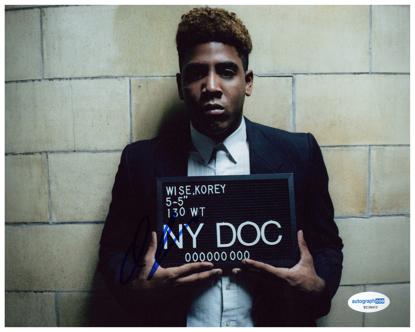 Jharrel Jerome Signed 8x10 Photo When They See US Autographed ACOA