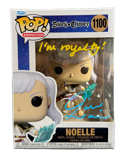 Image of Jill Harris Signed Funko Pop Black Clover Noelle #1100 Autographed JSA COA #1