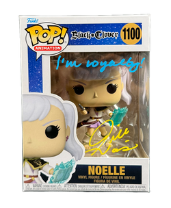 Image of Jill Harris Signed Funko Pop Black Clover Noelle #1100 Autographed JSA COA #2