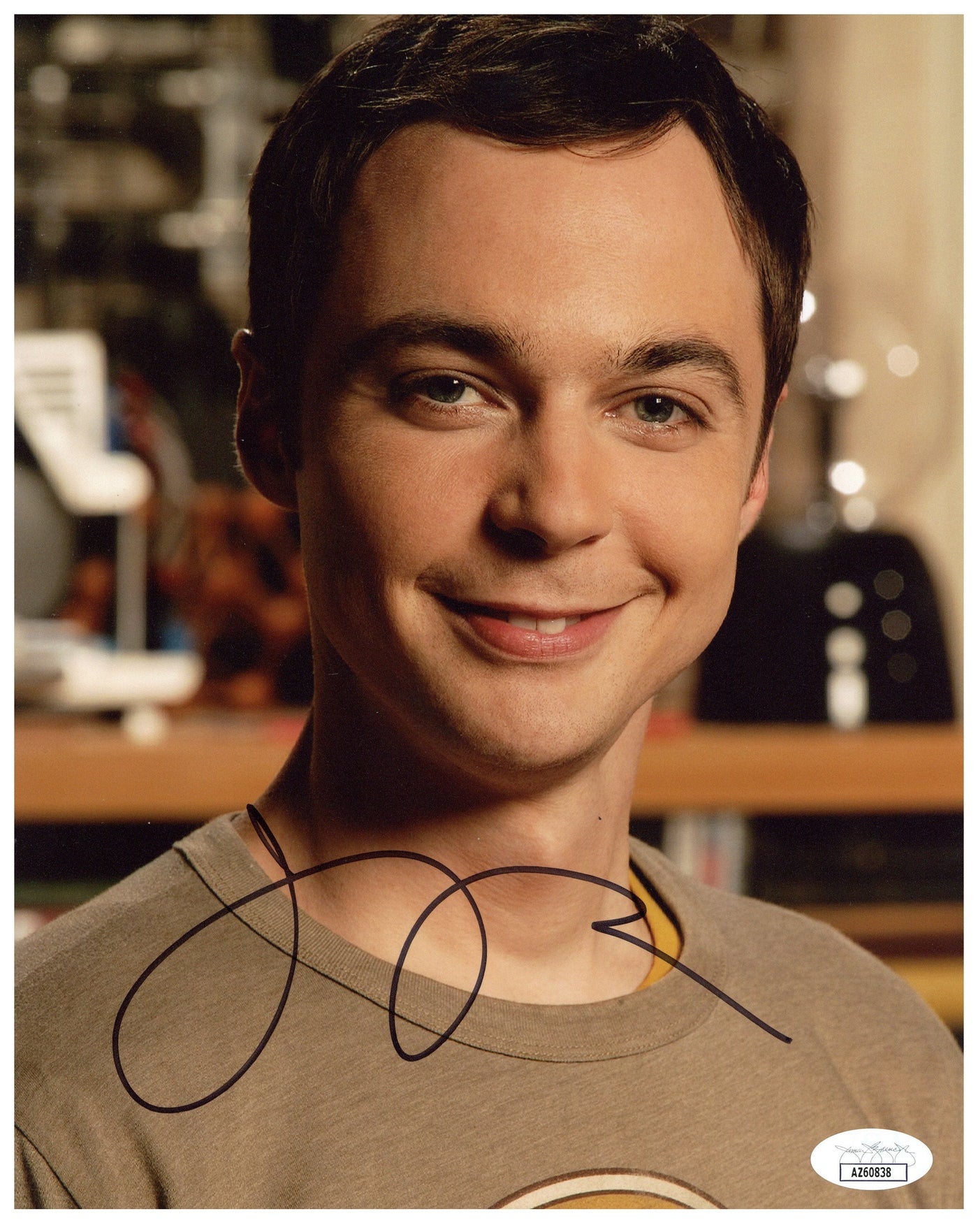 Jim Parsons Signed 8x10 Photo Big Bang Theory Sheldon Autographed JSA COA