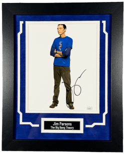 Image of Jim Parsons Signed 8x10 Photo Custom Framed Big Bang Theory Autographed JSA